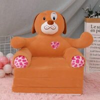 Ghế Lười Bông Hình Thú,Sofa Giường Vừa Ngồi Vừa Nằm Cho Bé-chó mắt lồi