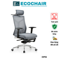 Ghế Lưới Công Thái Học Ecochair Có Gác Chân Thư Giãn Nghỉ Trưa, Ghế Văn Phòng Ngả Lưng Ngồi Làm Việc Học Tập Gamming G06