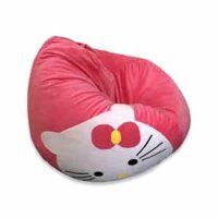 Ghế Lười Gấu Bông Kitty Hạt Xốp Size M