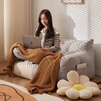 ghế lười ghế lười hạt xốp Lazy sofa tatami đơn và đôi net nổi tiếng trong gió cho thuê nhà phòng ban công nằm trên sàn p