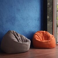 Ghế lười hạt xốp giọt nước The Beanbag House linh hoạt, nhẹ nhàng, dễ di chuyển, có quai cầm tiện lợi