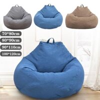 ghế lười hạt xốp Vỏ Ghế Lười Hình Hạt Đậu Thiết Kế Đơn Giản Phong Cách Cổ Điển Cho Người Lớn Và Trẻ Em(Không bao gồm nhồi)