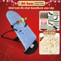 Ghế lưới nhún rung Goodluck cho trẻ sơ , Shop Bố Sam, chất liệu lưới chống võng lưng thoáng mát