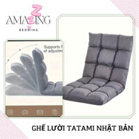 Ghế lười Tatami 5 cấp độ vải nhung cao cấp có thể tháo rời size 60-120cm