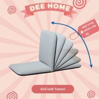 Ghế Lười Tatami Nhật Bản, Ghế Ngồi Bệt Thư Giãn Đọc Sách DEEHOME 23103 Ghế Tựa Lưng Nhiều Cấp Độ