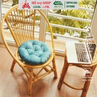 Ghế lười thư giãn cao cấp mây con sò, decor homestay ban công, phòng khách sân vườn / HealHomes