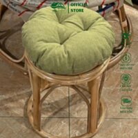 Ghế lười thư giãn Đôn Papasan Giả Mây lõi thép HealHomes, decor ban công nằm thư giãn, phòng khách