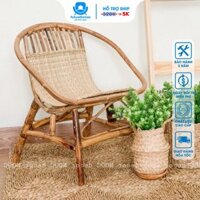 Ghế lười thư giãn mây tre con sò Cao Cấp; trang trí sân vườn ban công; decor phòng khách; bàn ghế uống trà / FutureHomes