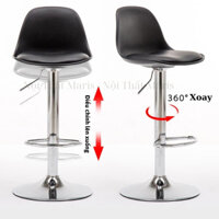 Ghế Make Up, Ghế Trang Điểm Cao Cấp, Ghế Quầy Bar Bề Mặt Bọc Da Tăng Giảm Chiều Cao Linh Hoạt,