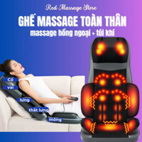Ghế Massage Lưng Hồng Ngoại, Máy Massage Toàn Thân Túi Khí, Thảm Massage Cổ Vai Gáy Lưng Đa Năng