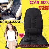 Ghế massage, nệm mát xa toàn thân trên otô hoặc ở nhà - đệm ghế mát xa toàn thân 5 vùng cao cấp - Hàng nhập khẩu