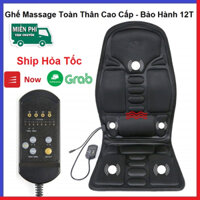 Ghế Massage ÔTÔ, Lót Ghế Văn Phòng, Salon, Ghế Xe Hơi, Đệm Cao Cấp Mát Xa Toàn Thân, Bảo Vệ Sức Khỏe - Bảo Hành 12 Tháng