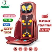 Ghế massage rung lắc đấm bóp toàn thân cao cấp Nikio NK-181 - Đỏ