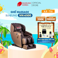 Ghế Massage thương gia Buheung MK-6500, con lăn 4D, massage không trọng lực, bảo hành chính hãng