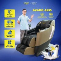 Ghế Massage Toàn Thân Azado A235, thiết kế nhỏ gọn hiện đại, chế độ massage cạo gió trị liệu. Bảo hành 6 năm