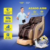 Ghế massage toàn thân Azado A286, thiết kế rộng rãi, công nghệ 4D, 25 bài tập. Bảo hành 6 năm