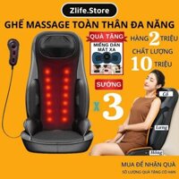 Ghế Massage Toàn Thân Đa Năng - Đệm Mát Xa Cao Cấp Đấm Lưng Chân Vai