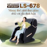 Ghế Massage Toàn Thân Giá Rẻ Lifesport LS-678