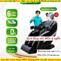 Ghế massage toàn thân Kagawa K6 pro con lăn 4D đa năng tự động xoa bóp