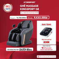 Ghế massage toàn thân KINGSPORT G8 công nghệ làm ấm Warmtech, túi khí toàn thân massage nhiều cấp