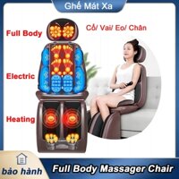 Ghế Mát Xa 2024 Massage Chair Multifunctional Full Body Neck Shoulder Legs Massager Electric Heating with Remote Control