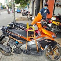 Ghế mây có dựa kèm dây đai an toàn cho em bé ngồi xe số và xe tay ga