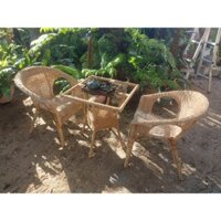 Ghế mây tre đan thư giãn xuất khẩu Châu Âu mới 100%