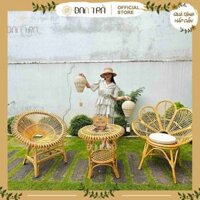 Ghế mây tròn, ghế sen mây tự nhiên Đan Trà, mây loại 1 cao cấp ngồi thư giãn, đọc sách, decor phòng khách, phòng ngủ