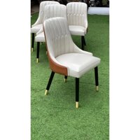 Ghế Monet chân gỗ bọc ống đồng