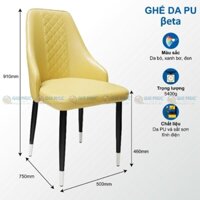 Ghế nệm da văn phòng PU BETA Qui Phúc