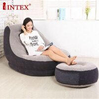 GHẾ NỆM HƠI INTEX KO BƠM