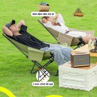 Ghế ngả lưng 3 nấc cắm trại dã ngoại gấp gọn, ghế nằm ngủ trưa văn phòng, câu cá, ngồi ban công
