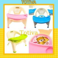 Ghế ngồi ăn dặm Totiva ghế bằn nhựa ăn dặm cho bé