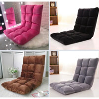 Ghế Ngồi Bệt Tatami, Ghế Bệt Tựa Lưng 5 Cấp Độ, Ghế Lười Nhung Mềm Mịn, Ghế Lười Bệt Moon Decor