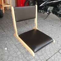 Ghế Ngồi Bệt Tựa Lưng Gấp Gọn Bằng Gỗ