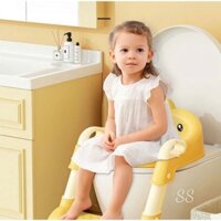 Ghế ngồi ghế vệ sinh tập bô có bậc thang dành cho trẻ em và trẻ mới biết đi Bé trai Bé gái Ghế tập vệ sinh có thể điều
