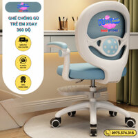 Ghế ngồi học chống gù lưng cho bé, Ghế xoay 360 tăng giảm chiều cao điều chỉnh tư thế cho bé từ 3 đến 18 tuổi - GK14