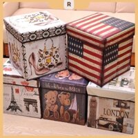 Ghế ngồi kiêm hộp đựng đồ thông minh tiện dụng