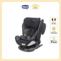 Ghế ngồi ô tô Chicco Unico Plus Isofix 0-12Y xoay 360˚ Đen Shadow cho bé từ 0m+