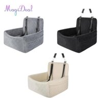 Ghế ngồi ô tô cho chó Kitty mềm chống mài mòn di động có dây đeo khóa có thể điều chỉnh Đa năng Cat Booster Ghế ngồi ô tô Sofa Tàu sân bay du lịch