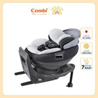 Ghế ngồi ô tô Combi THE S xoay 360° tiêu chuẩn mới bảo vệ bé toàn diện