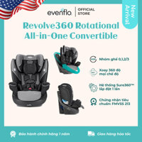 Ghế ngồi ô tô Evenflo xoay 360 độ Revolve360 Rotational All-In-One Convertible Amherst -Diệp Anh Baby