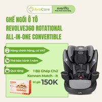 Ghế ngồi ô tô Evenflo xoay 360 độ Revolve360 Rotational All-In-One Convertible Amherst