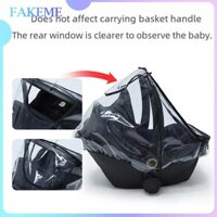 Ghế ngồi ô tô Vỏ che mưa trong suốt Di động chống gió cho trẻ sơ sinh Ghế ngồi ô tô Vỏ mưa