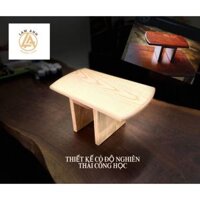 Ghế ngồi thiền rộng 20cm x dài 40cm x cao 20cm, có độ nghiên 7 độ.