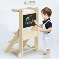 Ghế ngồi tựa lưng cho bé có gắn bảng vẽ chân gấp gọn tiện lợi thương hiệu HC - PG16