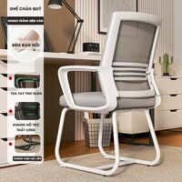Ghế ngồi văn phòng làm việc chân quỳ chân kim loại tựa lưng bọc vải lưới có đệm ngồi bằng cao su non êm ái Toza Home