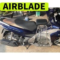 Ghế ngồi xe airblade không tựa lưng cho bé , GHẾ ĐÔN GA INOX YÊN NỆM ĐEN XE AB , PCX , IMPLUSE , FREEGO