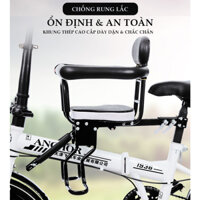 Ghế ngồi xe đạp cho bé XG 50, Ghế xe đạp cho bé phù hợp xe điện, xe địa hình, trợ lực, xe gấp gọn cao cấp cho trẻ em N39