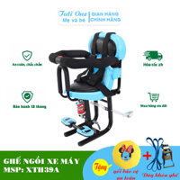 Ghế ngồi xe đạp điện, xe máy điện cho bé.Ghế lắp đặt trước xe, có đệm êm ái và vòng bảo vệ an toàn cho bé XTH-39A